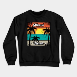 Miami Beach Crewneck Sweatshirt